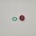 Oil level control screw Lambretta aluminum with sight glass - red