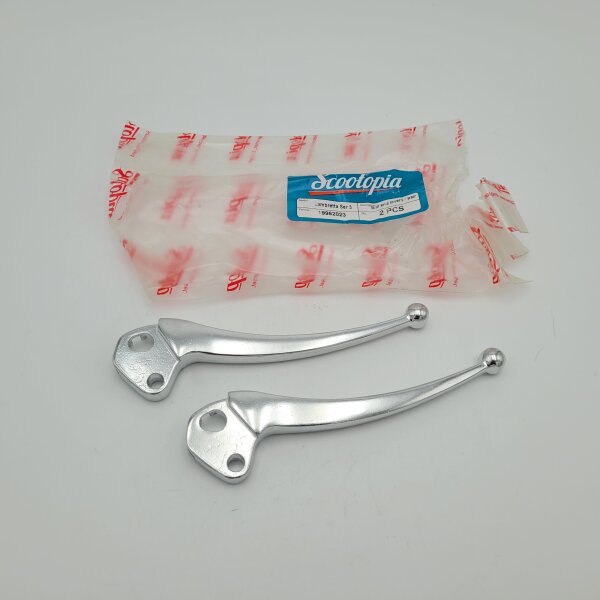 Brake lever - clutch lever set SCOOTOPIA Lambretta LI (Series 3), LIS, SX, TV (Series 3), DL, GP small ball