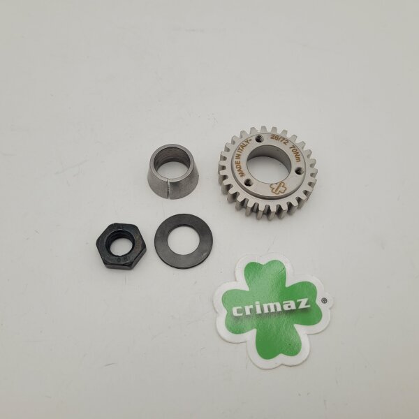 Primary gear Z 26 (26/72-2.77) CRIMAZ &Oslash; 39.8 mm, straight teeth with cone - Vespa Smallframe