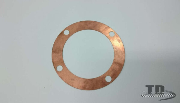 Spacer Cylinder Head TD Lambretta Bigblock 0,3mm Copper Di = 71mm