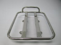 Luggage rack Spare wheel carrier Lambretta rear - stainless steel