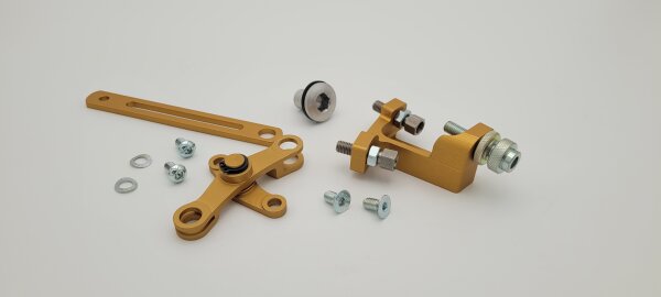 Targaline switch linkage control set color gold with oil drain plug