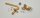 Targaline Schaltwaagen- Stellbockset Farbe Gold mit &Ouml;lablassschraube